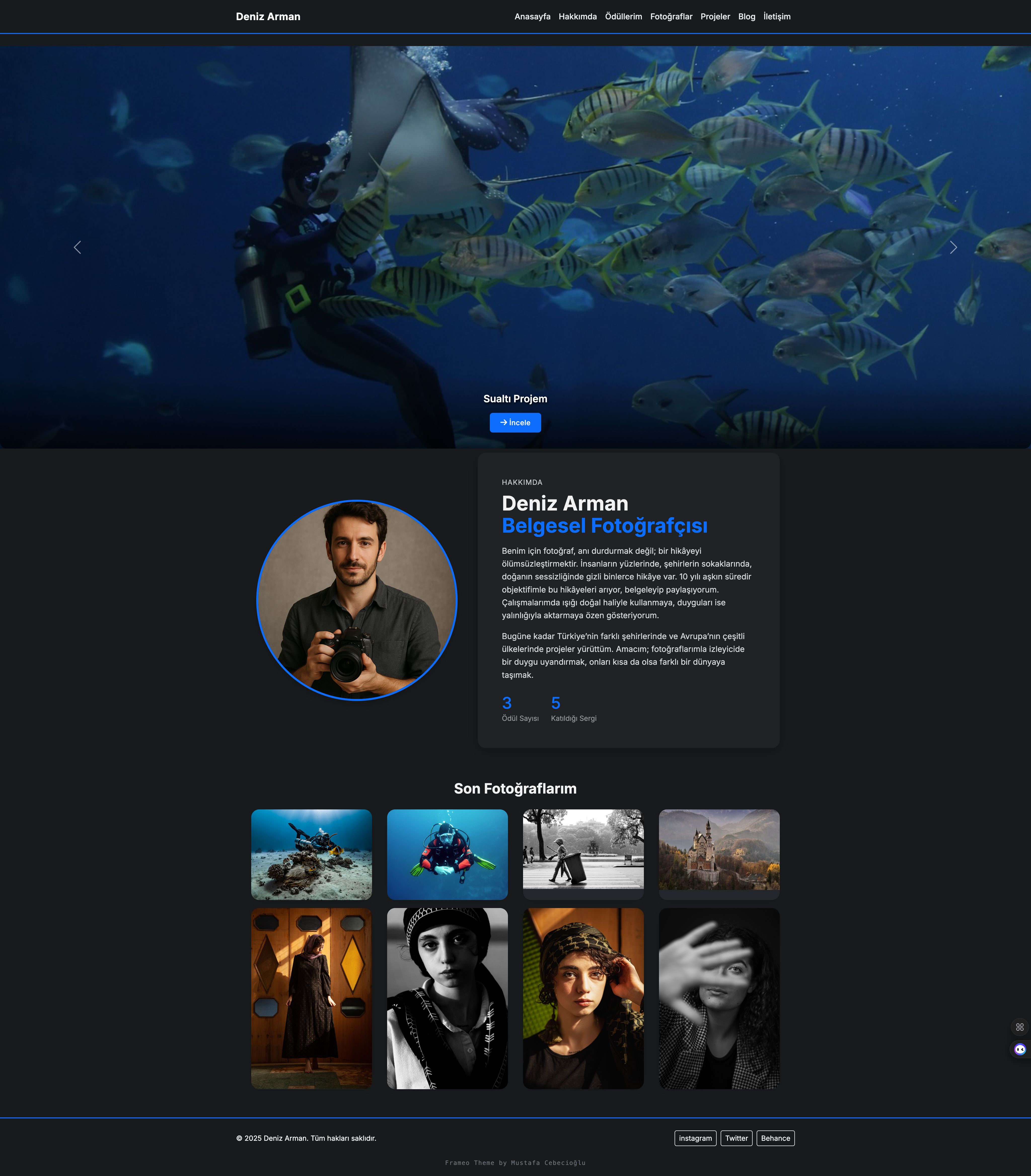 Anasayfa Görünümü